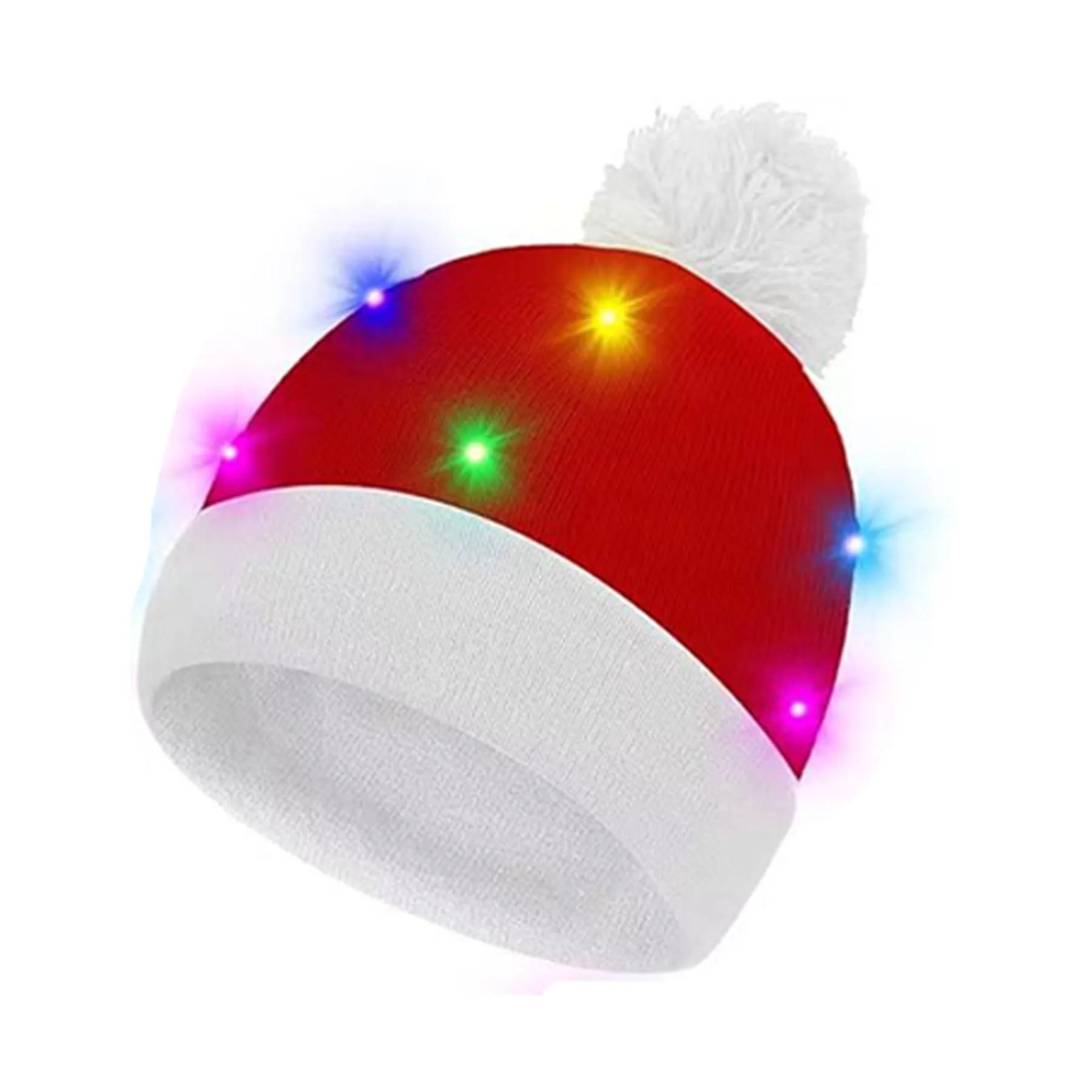 LED Light-Up Christmas Knit Beanie 1