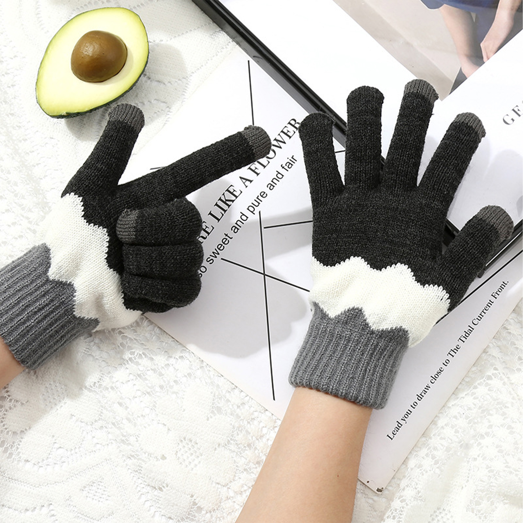 Winter Warm Knitted Touchscreen Gloves 5