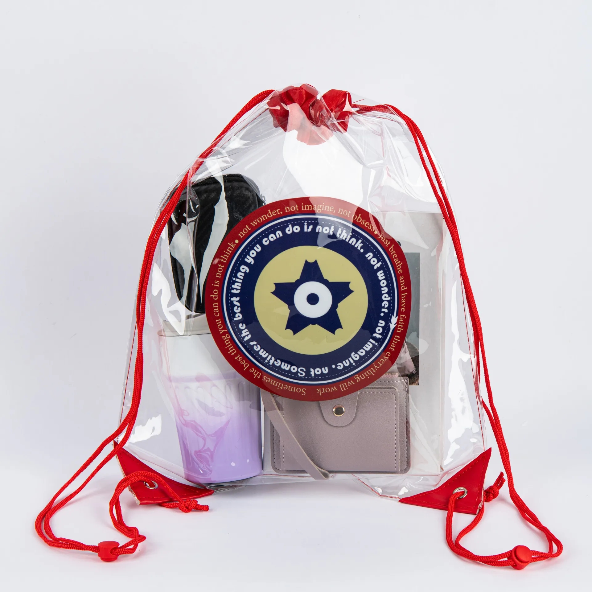 Clear Stadium Drawstring Backpack 4