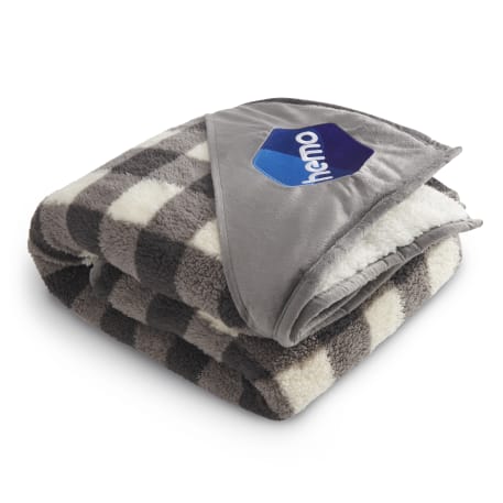 Field & Co.® Double Sided Plaid Sherpa Blanket 62