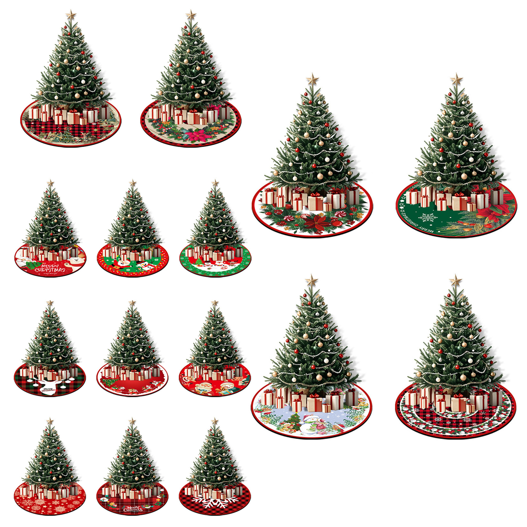 35.4" Christmas Tree Skirt 3