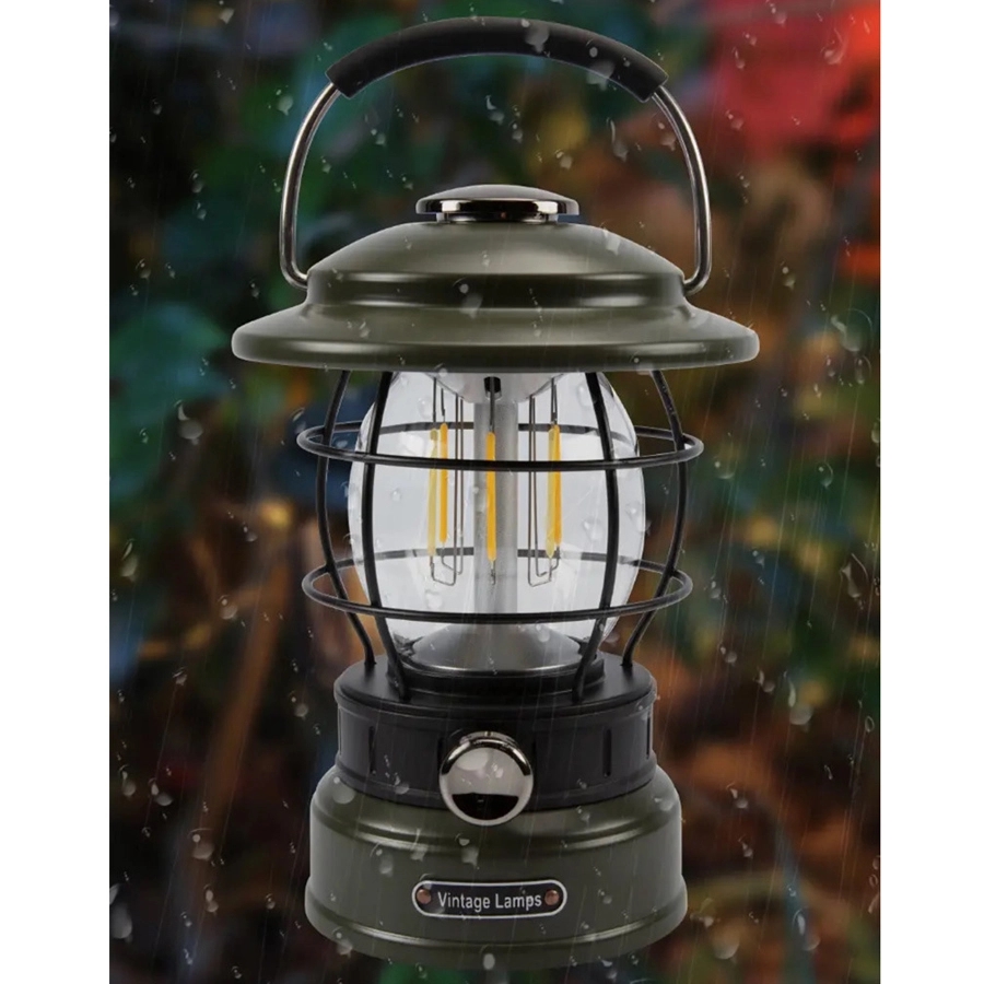 Retro Outdoor Camping LED Light & BBQ Picnic Party Lantern 6
