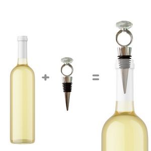Non Toxic Narrow Diamond Shaped Wine Cork Bottle Stopper 3