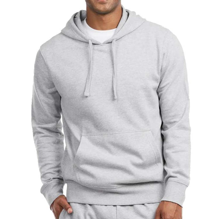 Men's Fleece Hoodies - Gray 2X, custom hoodie or sweatshirt with logo imprint 2