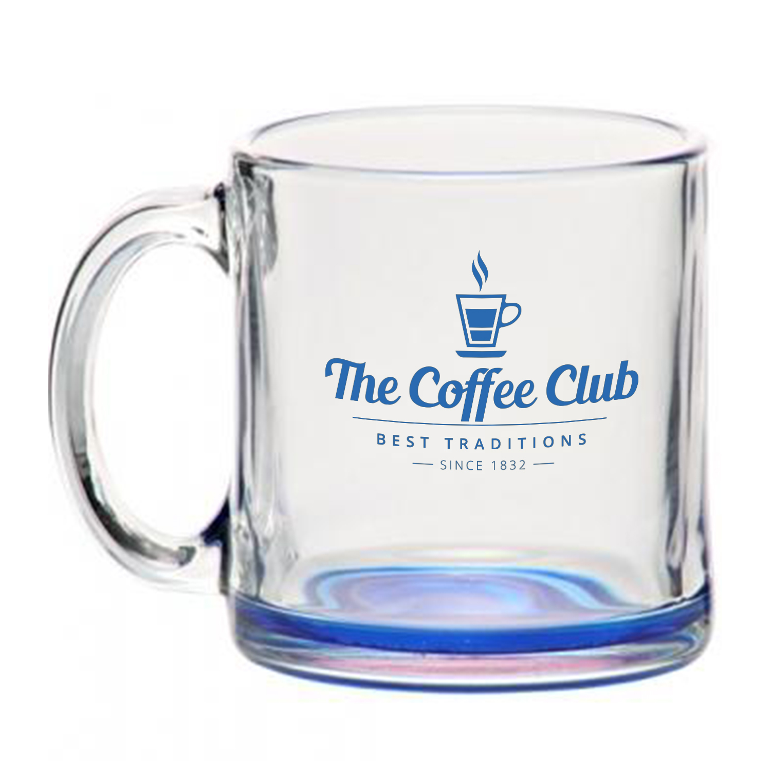13 oz. Kona Glass Coffee Mug (1 Color Imprint) 4