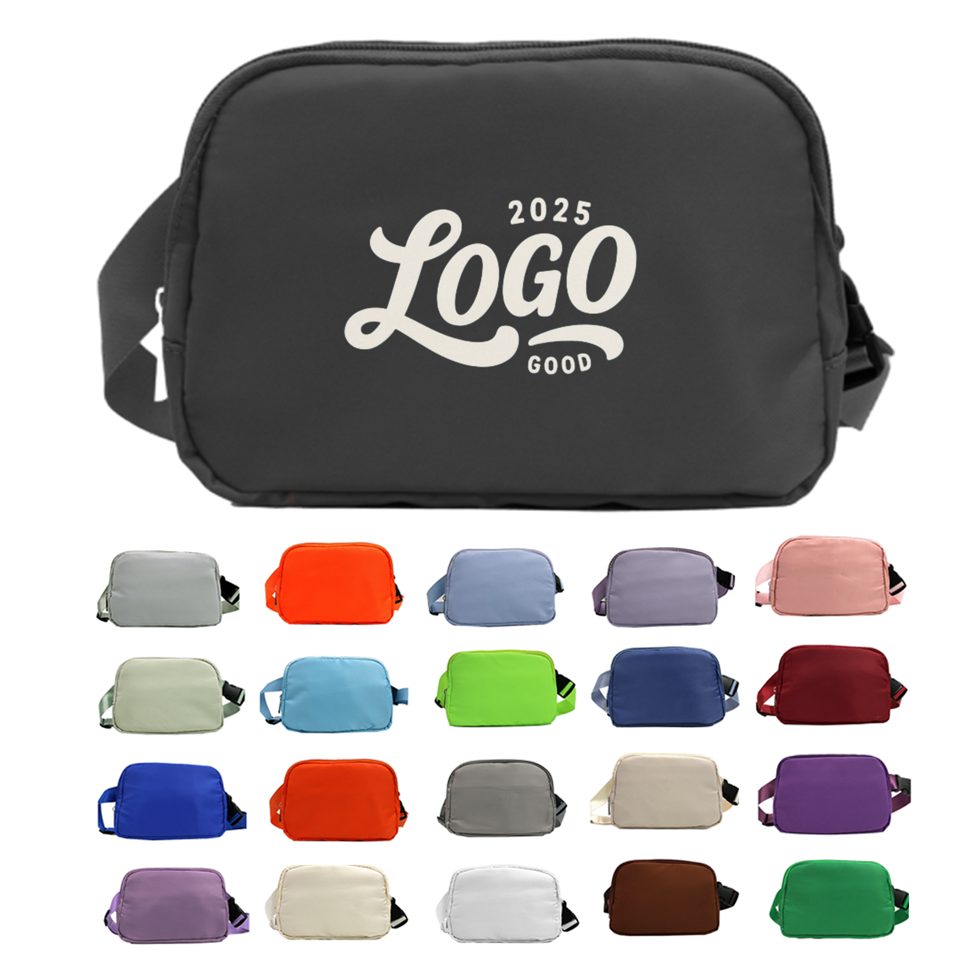 Lightweight Breathable Multi-Color Adjustable Waist Bag 2