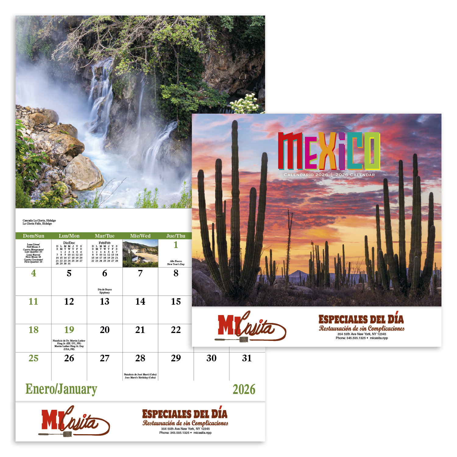 Good Value™ Mexico - Stapled Calendar 16