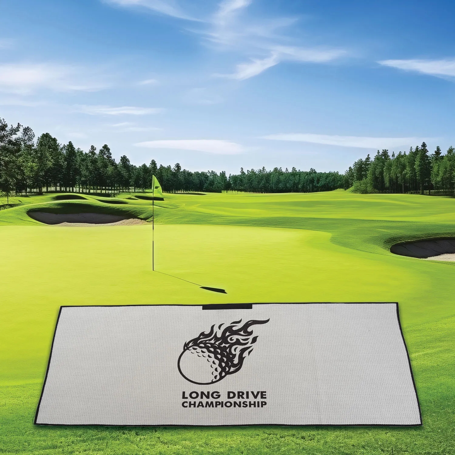 MaxxColor Waffle Golf Towel (17" x 40") 6