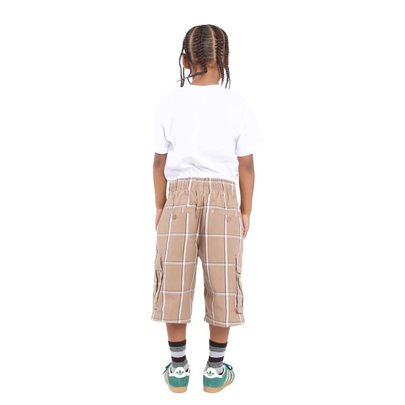 Shaka Wear Youth Plaid Shorts 25