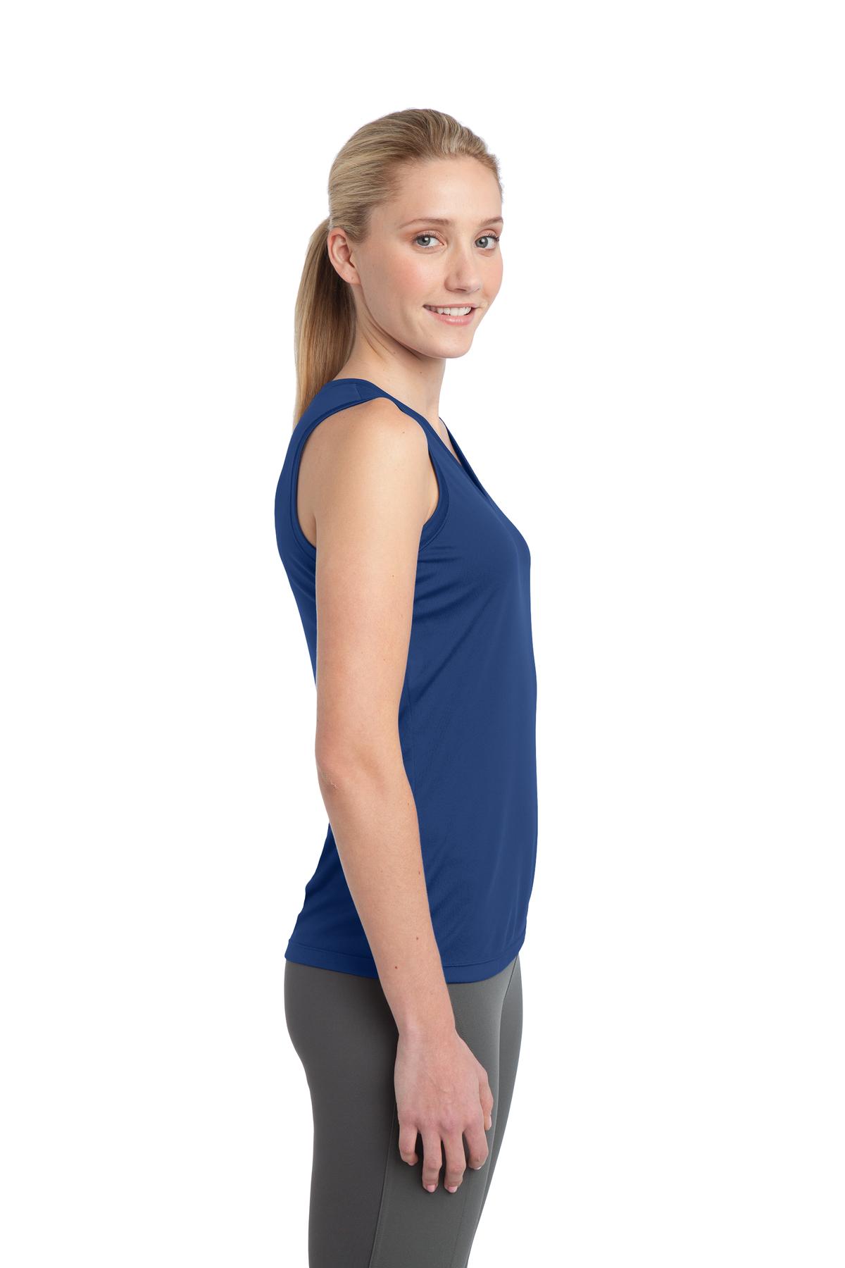 Sport-Tek Women's Sleeveless PosiCharge Competitor V-Neck Tee. LST352 40