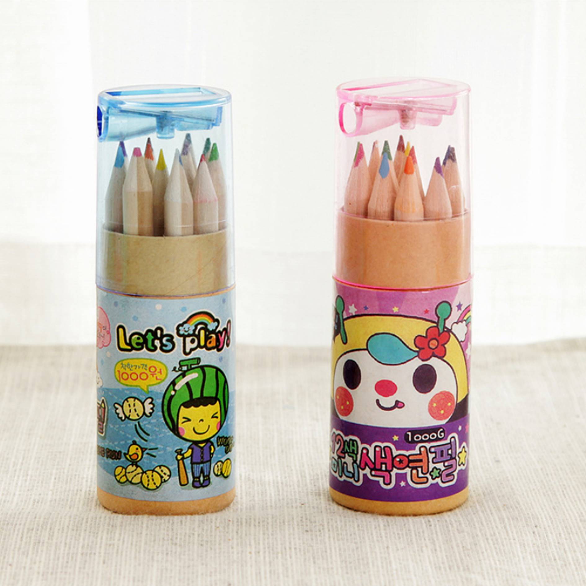 12 Pack Colored Pencils With Sharpener 4