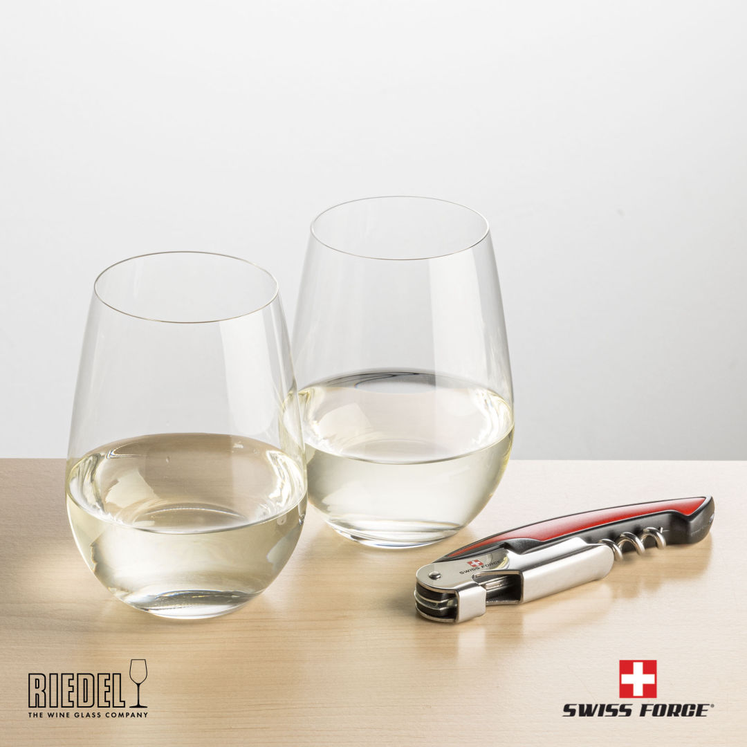 Swiss Force® Opener & RIEDEL Stemless Wine 13