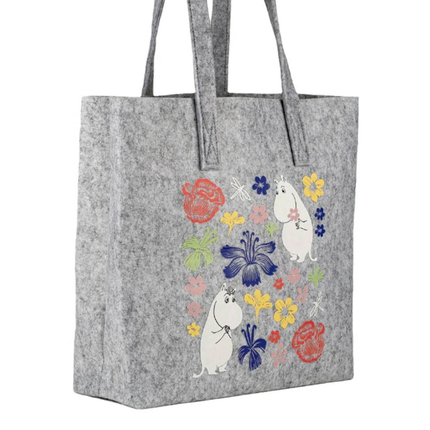 Custom Reusable Felt Tote Bag for Grocery Shopping w/ Handle, custom tote bag with logo imprint 5
