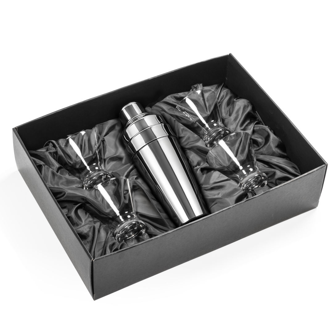 Milano Shaker & Rideau Martini Set 4