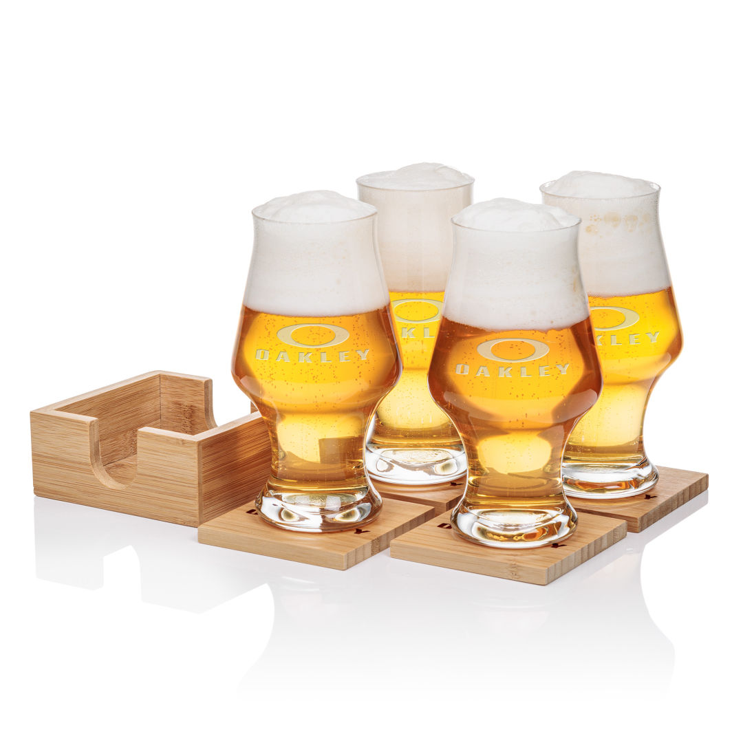 Bamboo Coaster Gift Set - Hanover