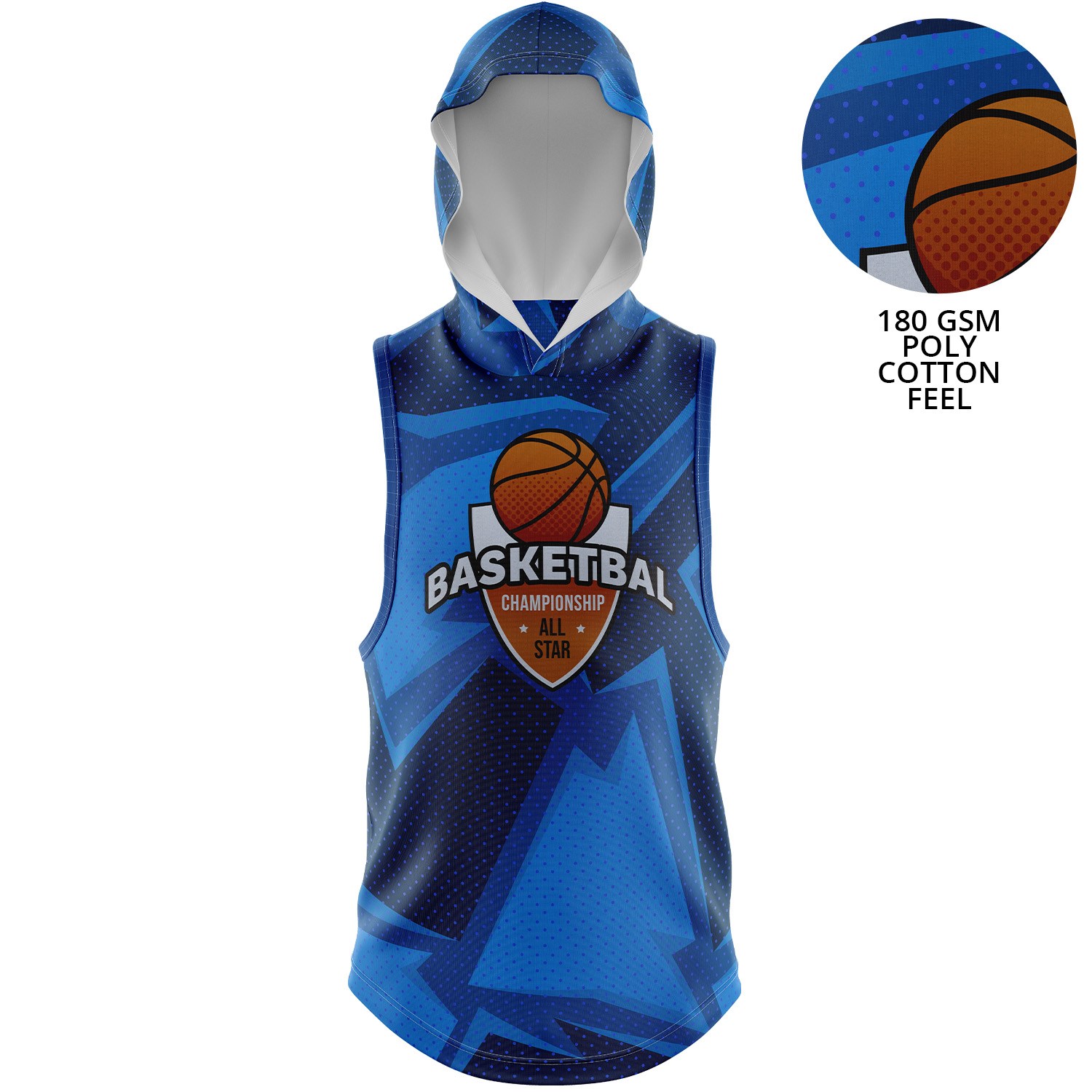 Youth 180 GSM Cotton Feel Soft Sleeveless Pullover Hoodie 2