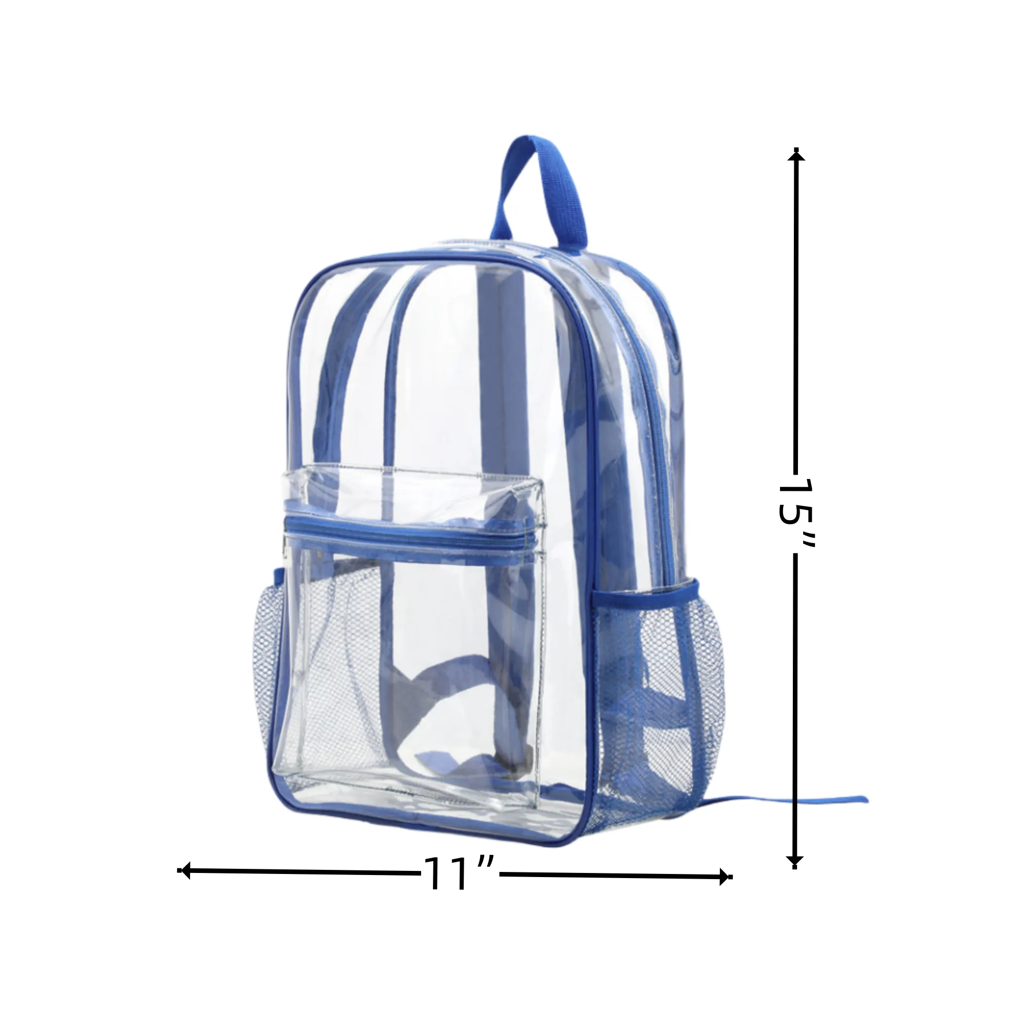 Clear PVC Waterproof Stadium Backpack 3