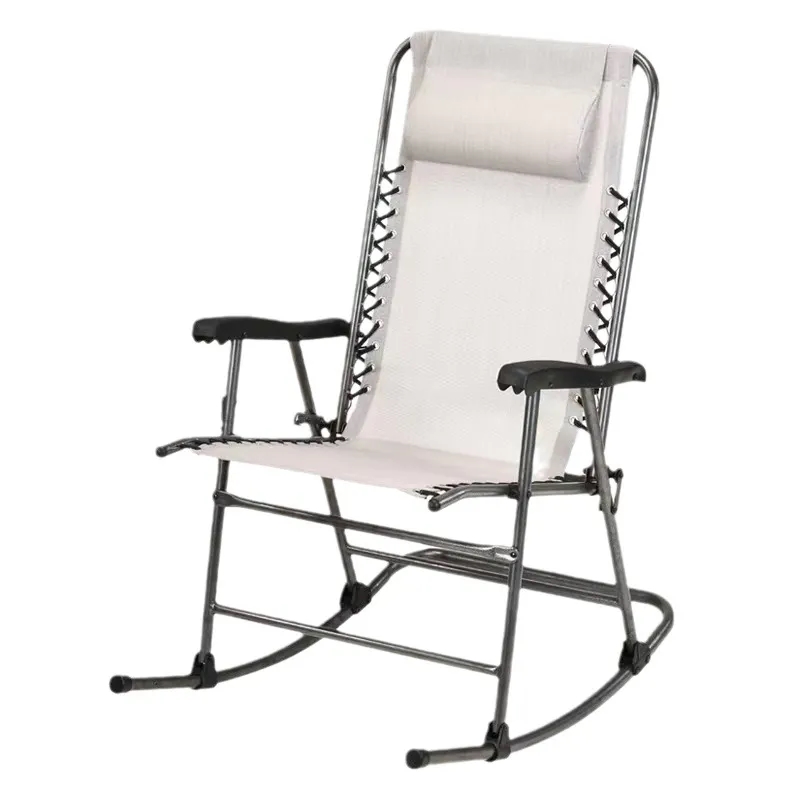 Outdoor Textilene Zero Gravity Folding Lounge Rocker with Pi 2