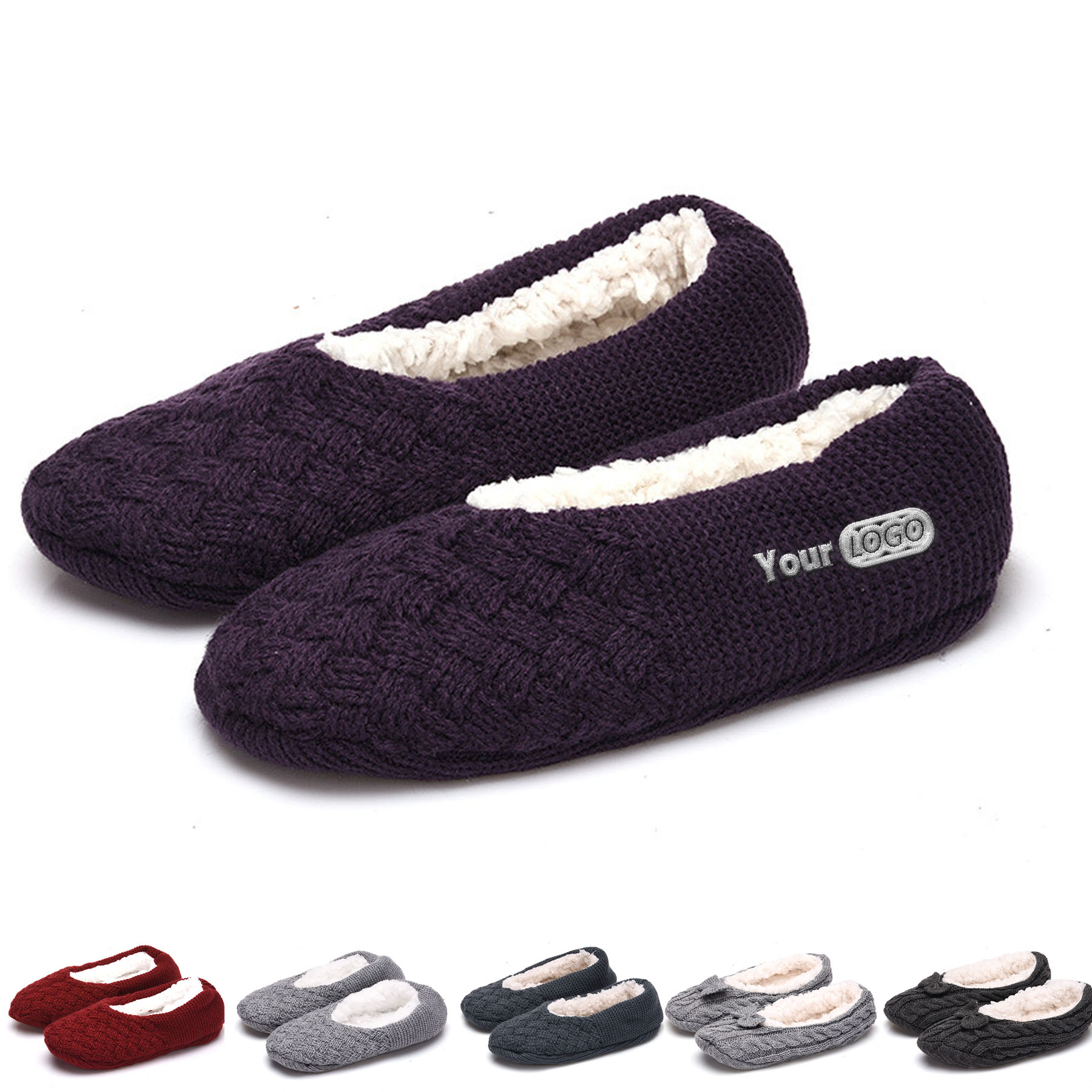 Cozy Knit Slipper Socks 11