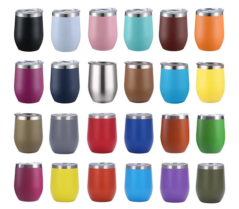 12Oz Double Wall Stainless Steel Eggshell Cup 3