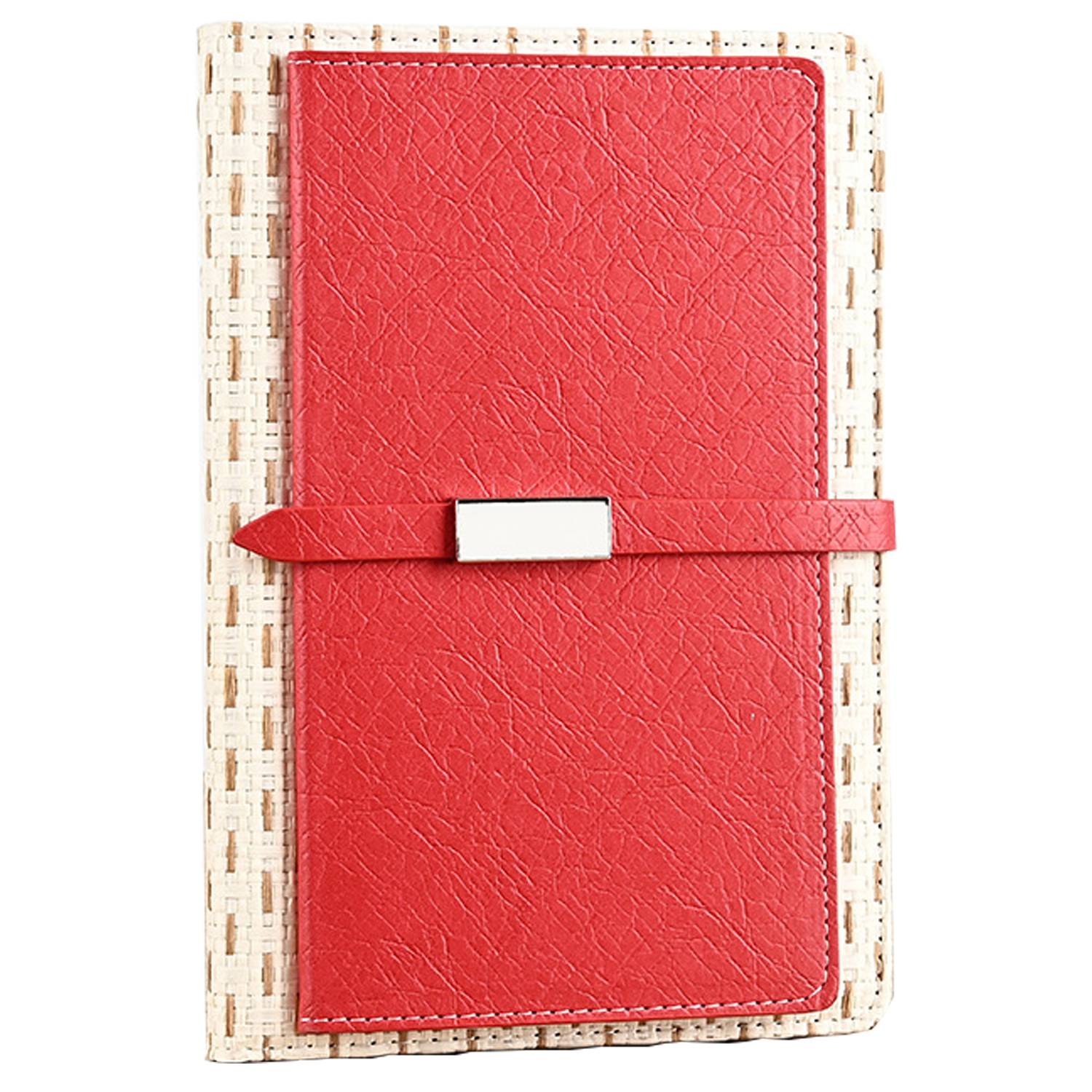 A5 PU Leather Hardcover Notebook w/ Buckle 4
