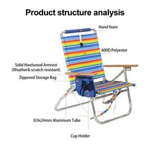 Outdoor Backpack Folding Camping Beach Chair 1