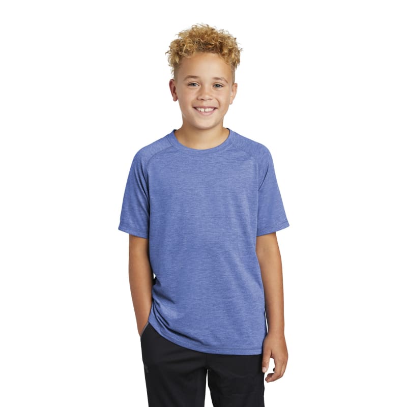 Sport-Tek Youth PosiCharge Tri-Blend Wicking Raglan Tee. 19