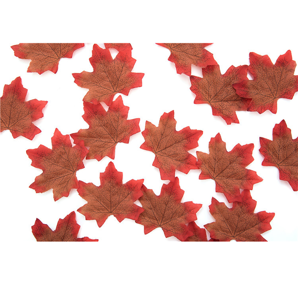 8cm 50pcs Artificial Thanksgiving Day Maple Leaf 2