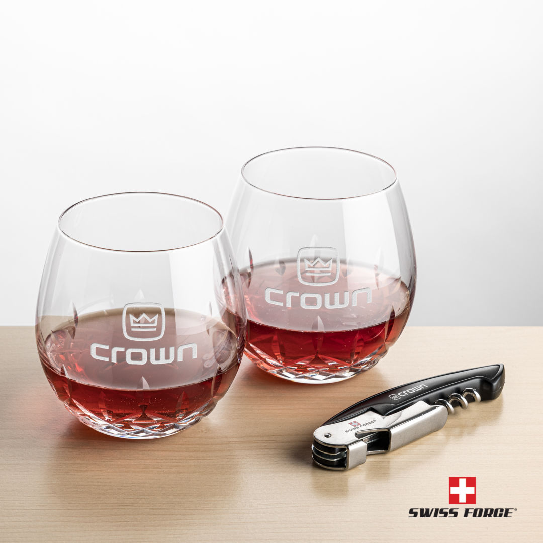 Swiss Force® Opener & Templeton Stemless Wine 14