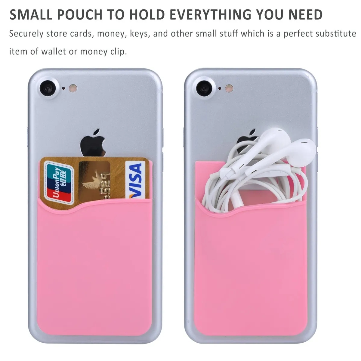 Adhesive Cell Phone Wallet 5