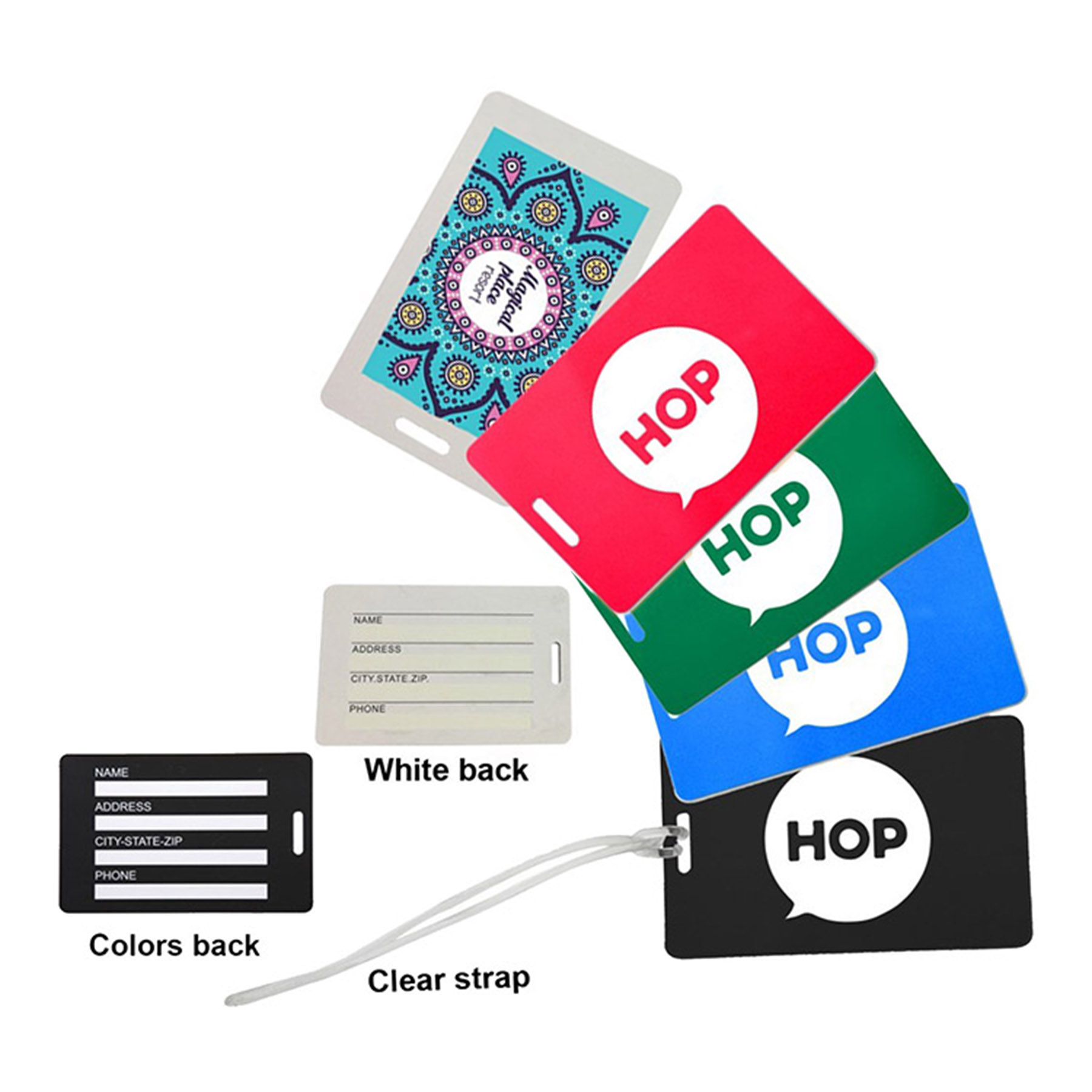 PVC Luggage tag 4