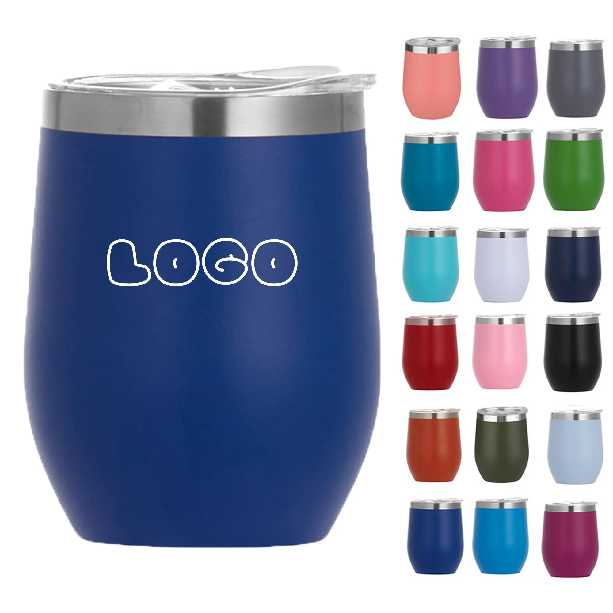 MOQ20 12oz Egg-Shaped Stainless Steel Cup 1