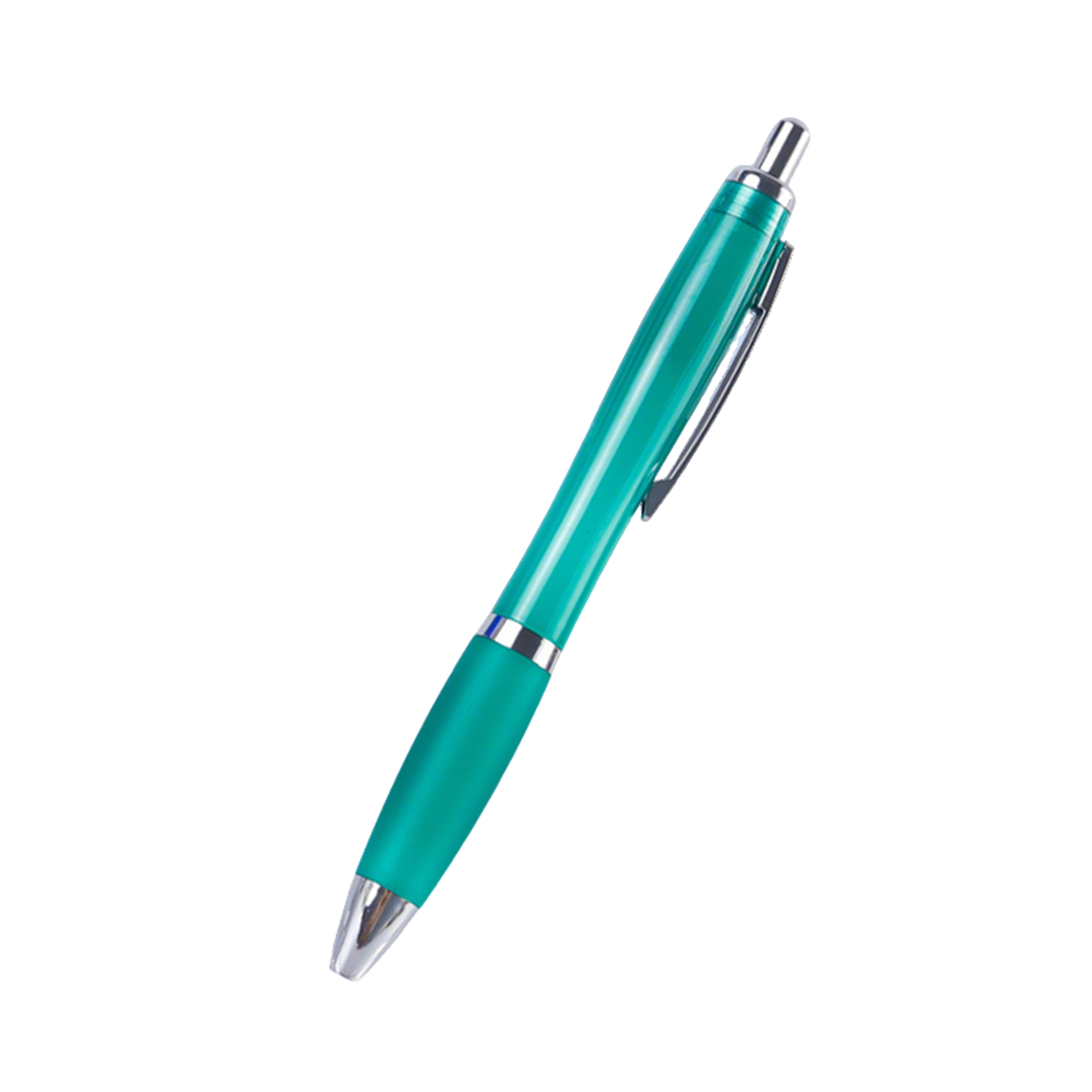 Retractable Ballpoint With Rubber Grip 5.6" 1