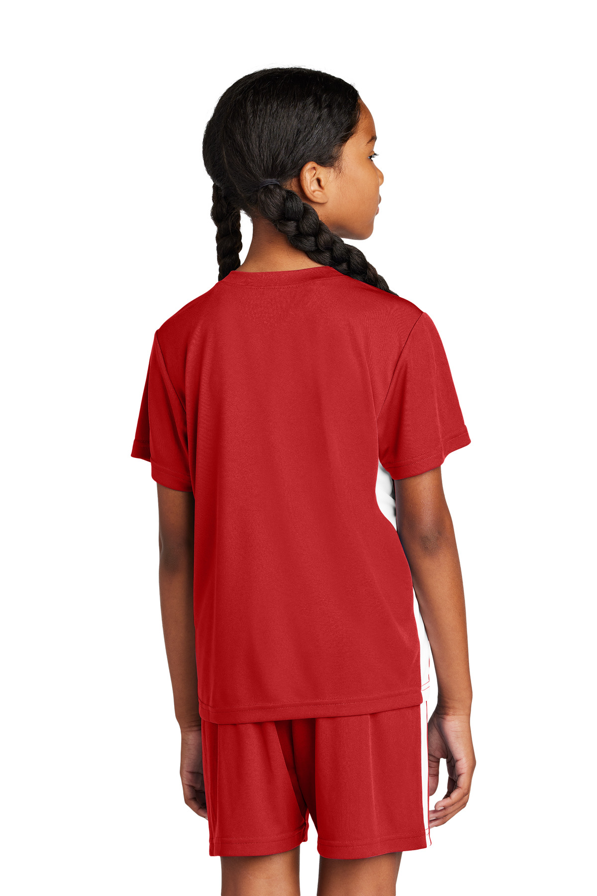 Sport-Tek Youth Competitor United V-Neck YST101 45