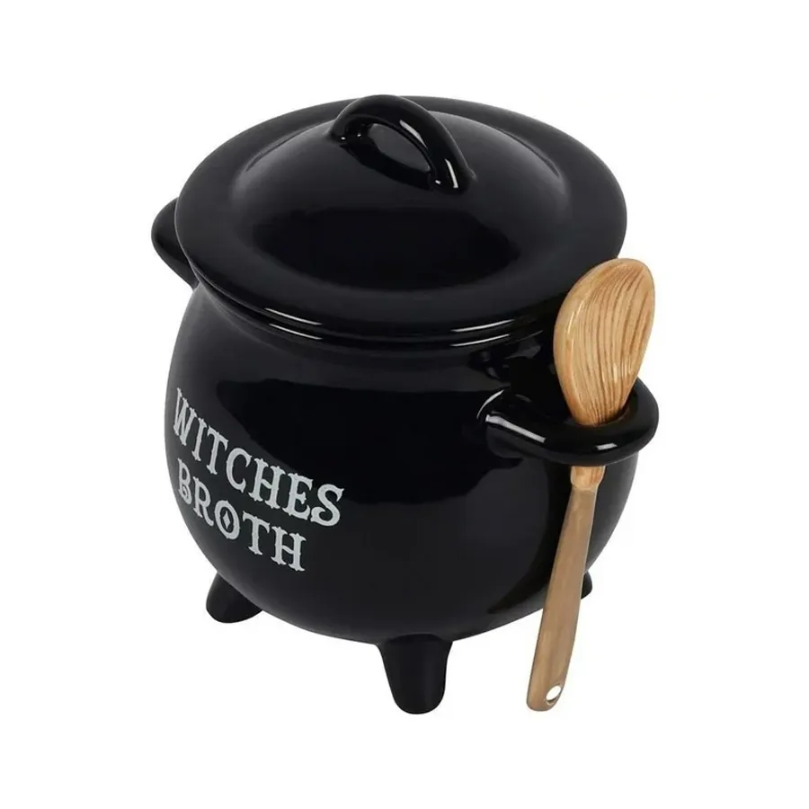 Witches Broth Cauldron Ceramic Bowl 2