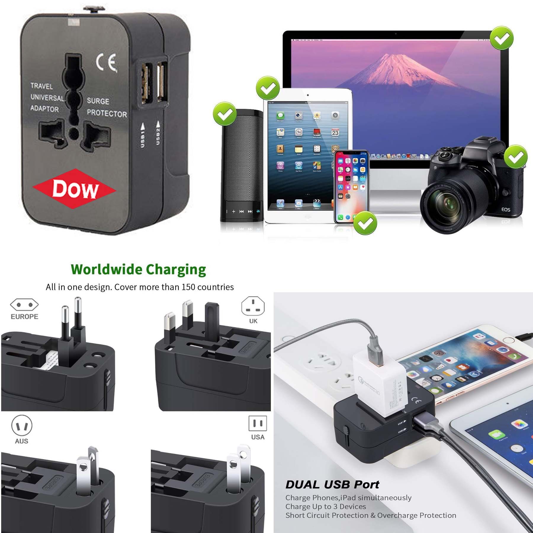 iBank ® Universal Travel Adapter, International Power Adapter 2