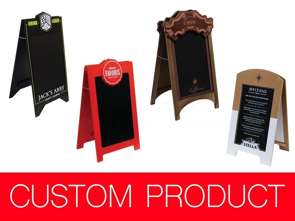 Custom A-Frame Chalkboard