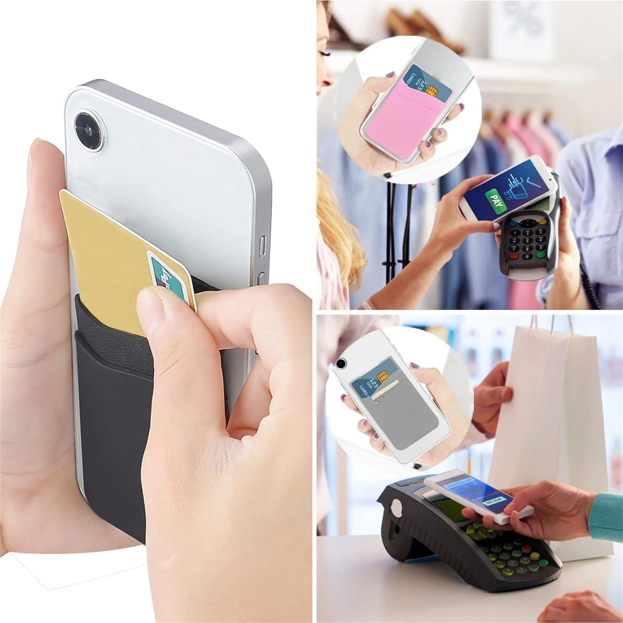 Phone Stick on Double Wallet 2
