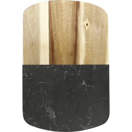 Black Marble Cheese Board Set with Knives 11