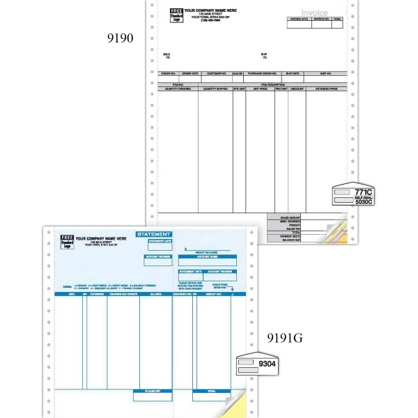 Invoices, Classic Continuous 2
