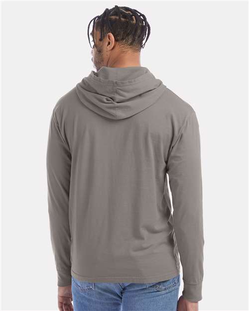 Unisex Garment-Dyed Jersey Hooded Long Sleeve T-Shirt - GDH280 36