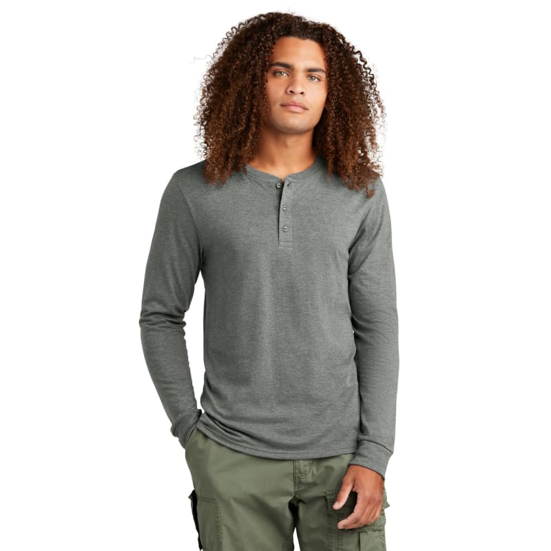 District Perfect Tri Long Sleeve Henley 19