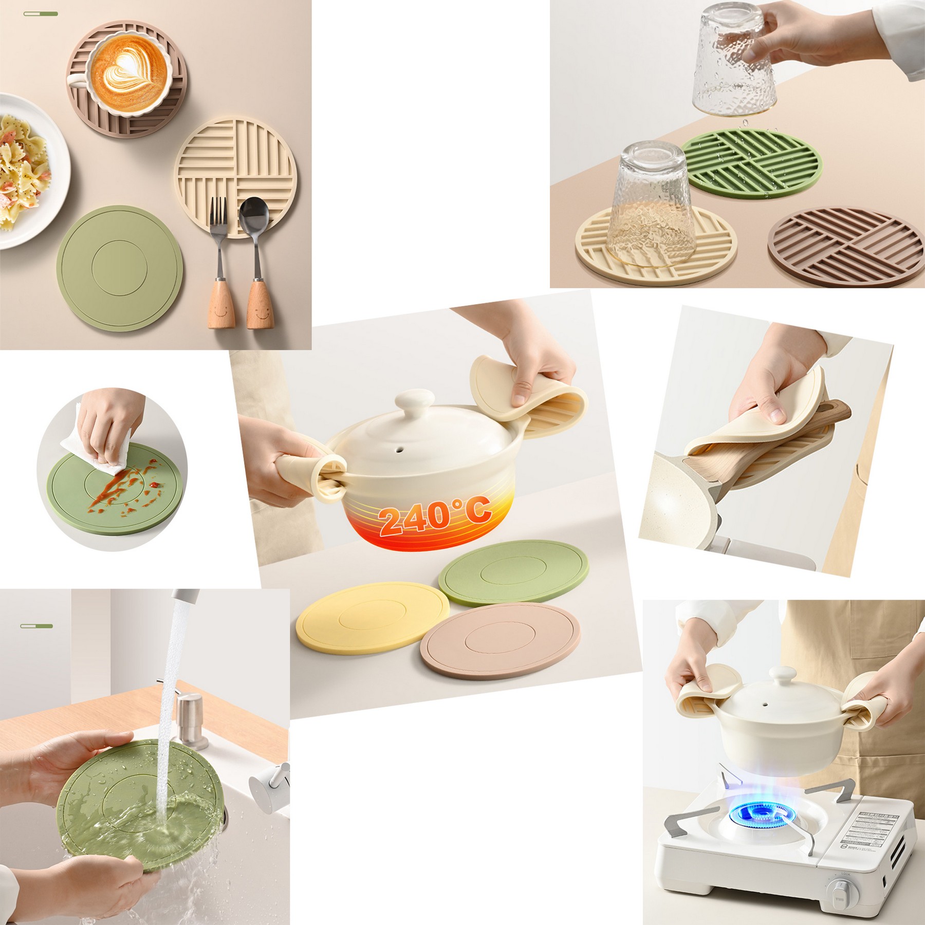 Silicone Heat Resistant Insulated Coaster 3