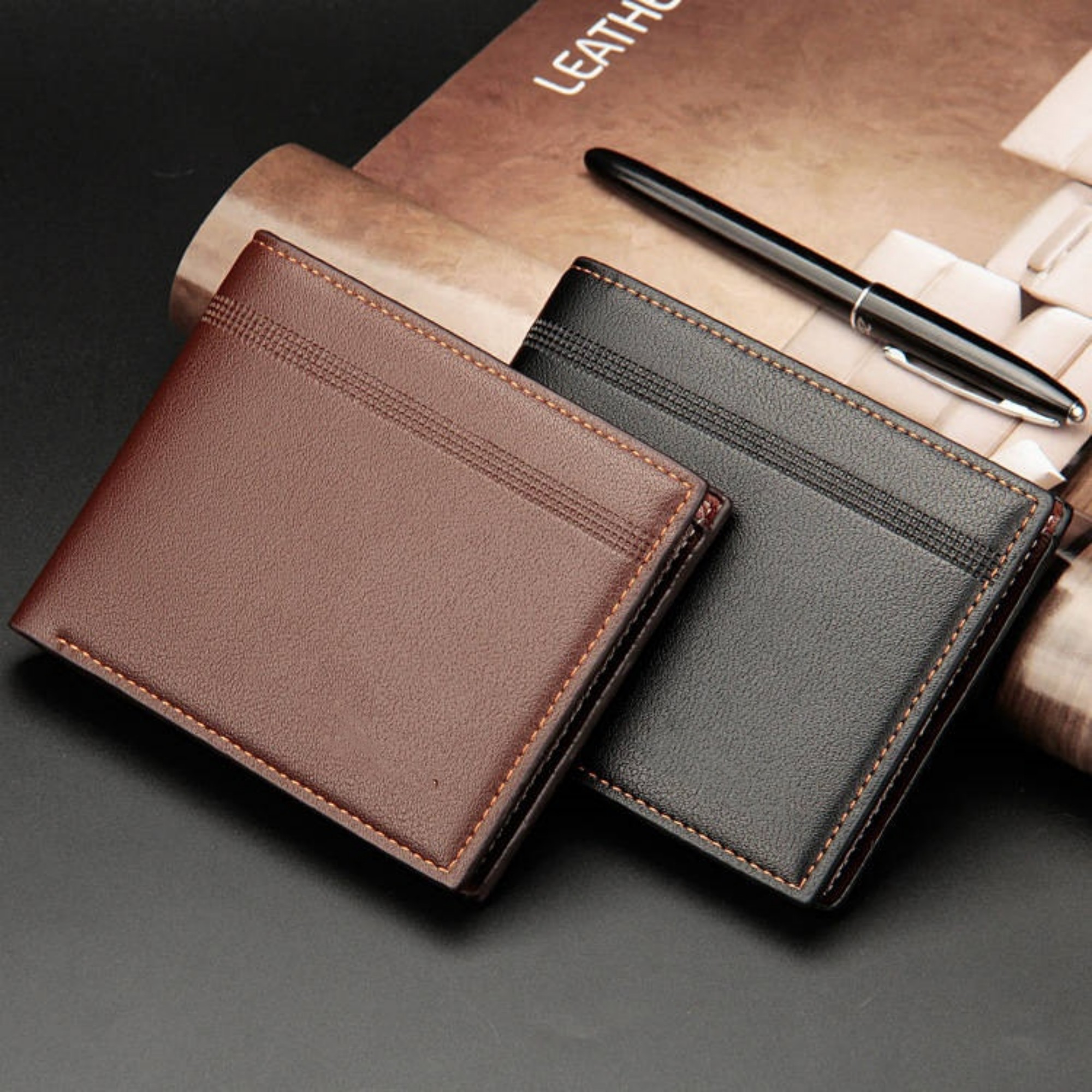 Slim Leather Wallet 6