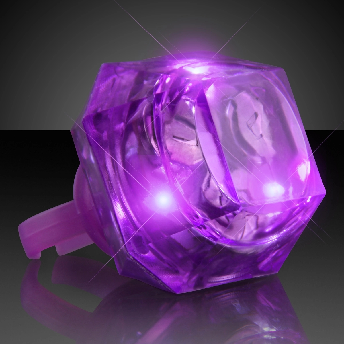 Light-up Huge Gem Rings 8