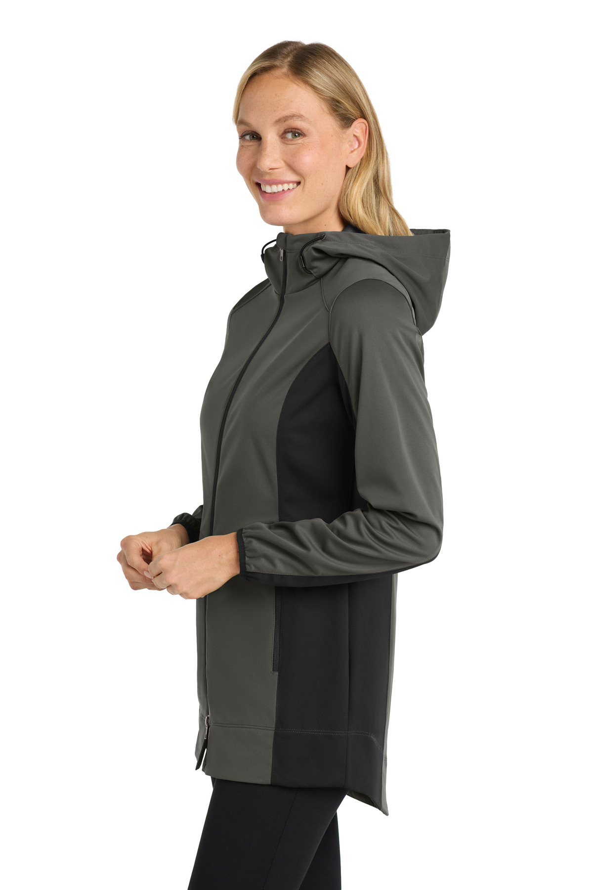 Port Authority Women's Active Hooded Soft Shell Jacket. L719 2