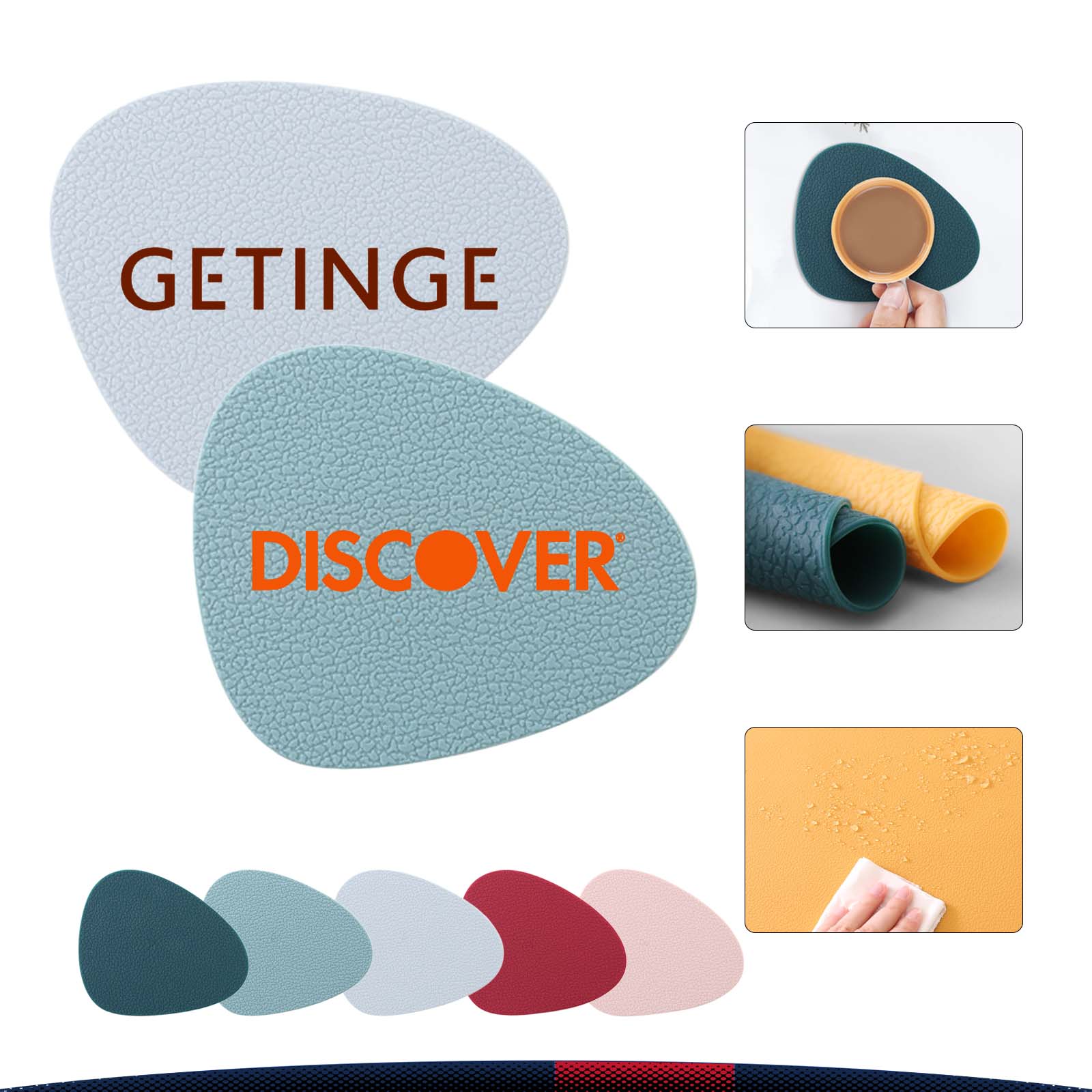 Water Droplet Silicone Coaster 4