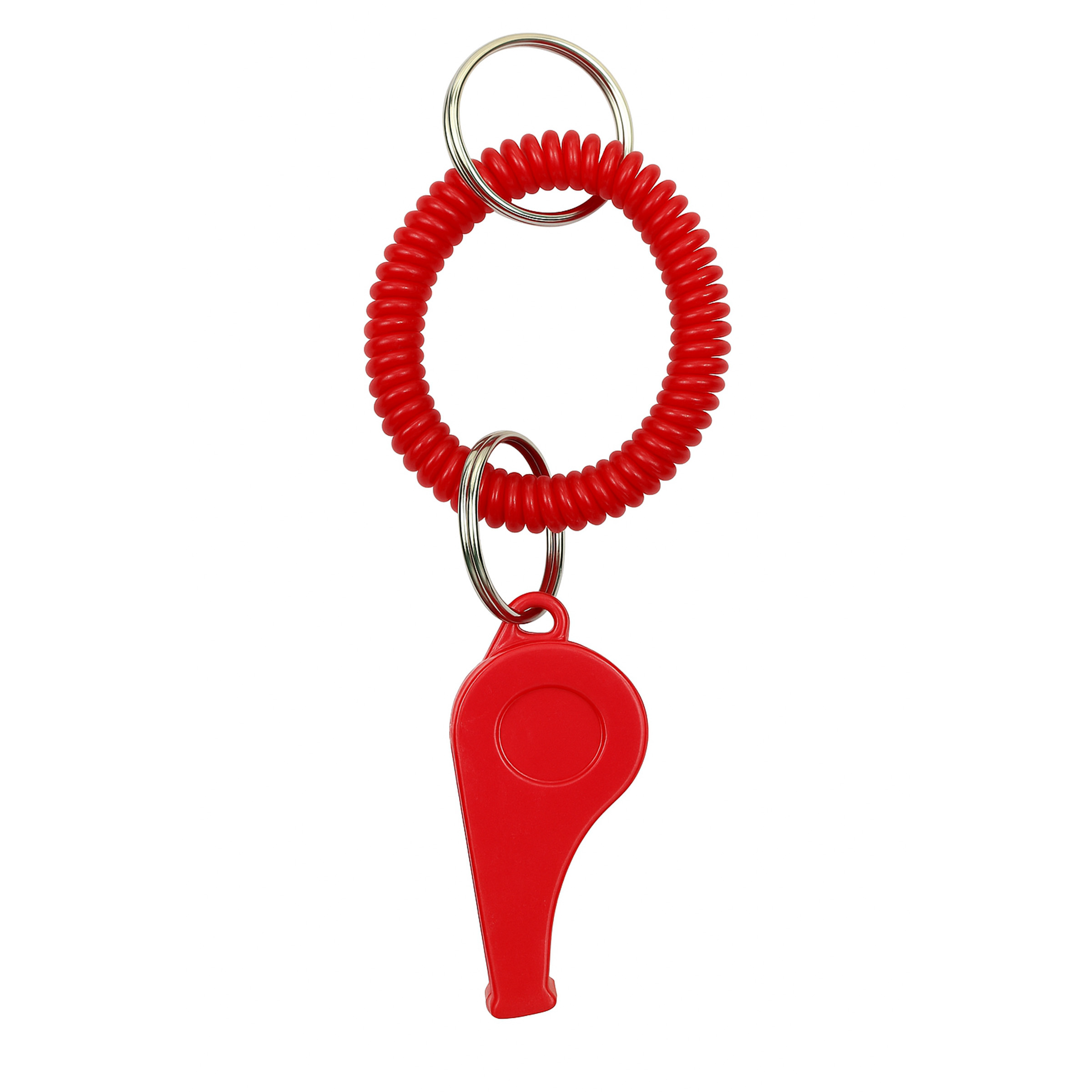 Coiled Wrist Whistle Keychain 3