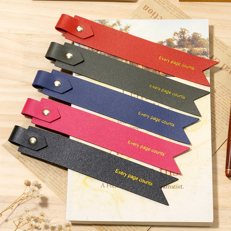 High-grade Leather Bookmark 2