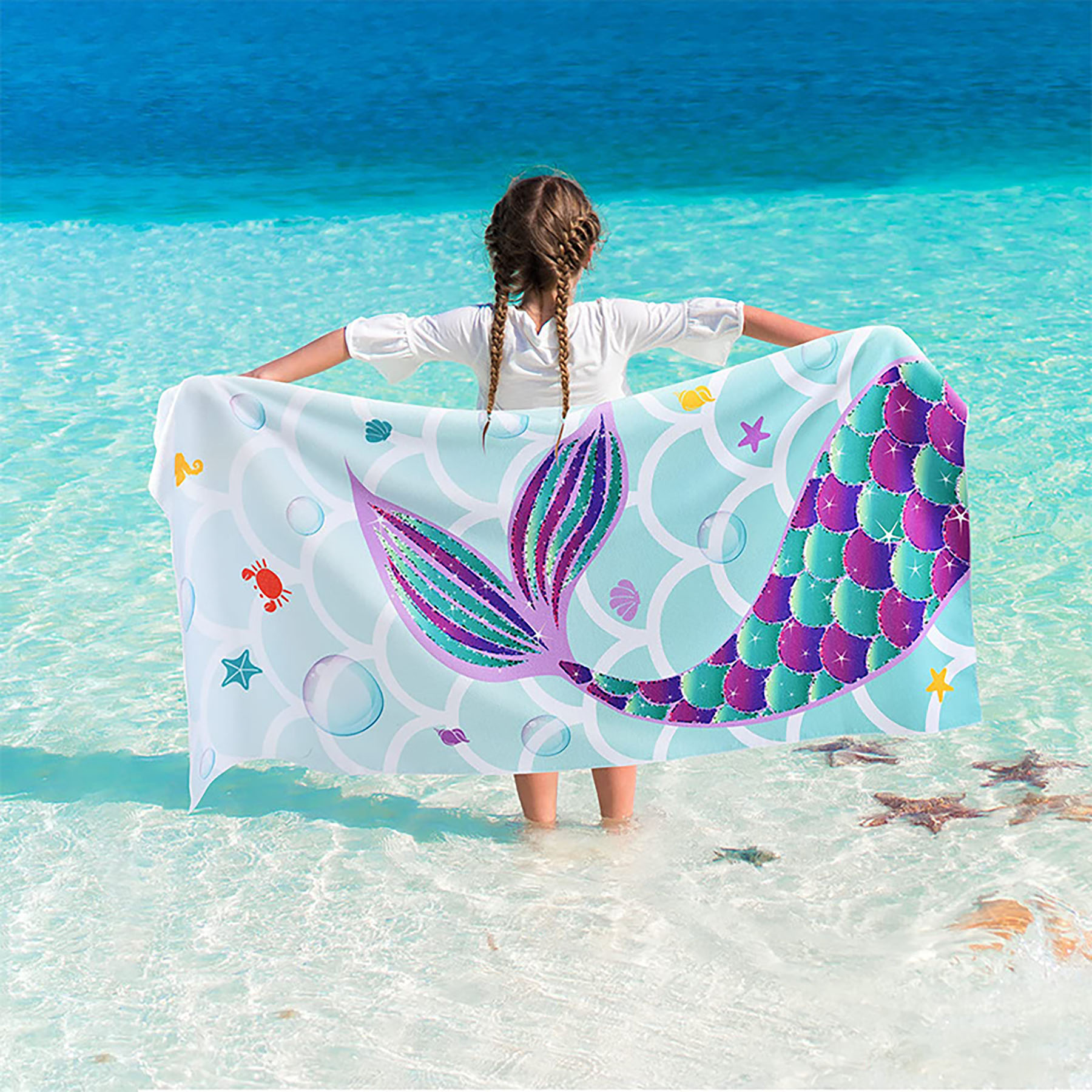Full Color Microfiber Beach Towel 11